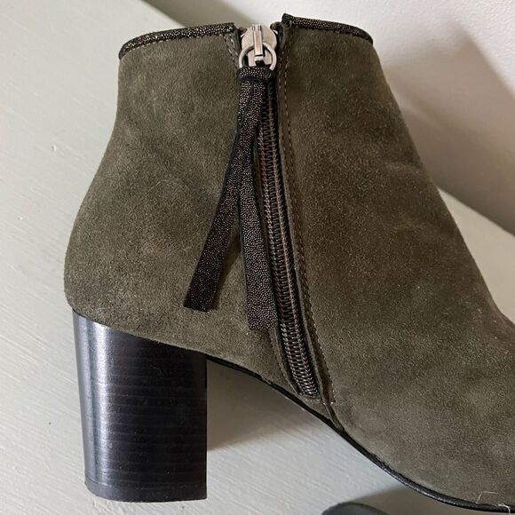 Minelli Belma KAKI Green Bootie | Size 37 - Picture 10 of 10